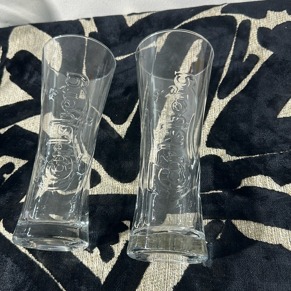 Carlsberg tall glass  set of 4 - Picture 2 of 3